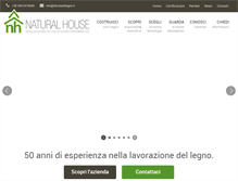 Tablet Screenshot of nhcasedilegno.it